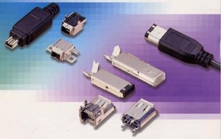 IEEE 1394 4P & 6P Connectors